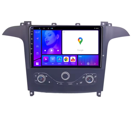 NAVIGATII DEDICATE - Navigatie Ford S-max 2006-2014 Octa Core EDOTEC-LITE Android Ecran 720P Octa Core 4+64 Carplay  Android auto