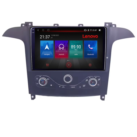 NAVIGATII DEDICATE - Navigatie Ford S-max 2006-2014 Qled 1K Octa Core 4+64 LTE 4G DSP Wifi 5Ghz HDMI android auto carplay radio gps internet KIT-smax-navi+ULTRA-9-4+64