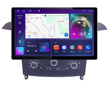 NAVIGATII DEDICATE - Navigatie Ford S-max 2006-2014 Qled 2K Octa Core 4+32 LTE 4G DSP Wifi 5Ghz android auto carplay radio gps internet KIT-smax-navi+EDT-E413-2K