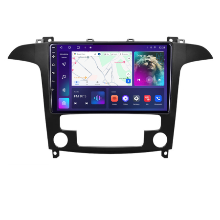 NAVIGATII DEDICATE - Navigatie Ford S-Max 2008-2012 B-003 Android Ecran QLED octa core 4+64 carplay android auto KIT-003+EDT-E309V3
