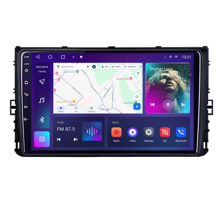 VOLKSWAGEN - Navigatie grupul VW B-933 Android Ecran QLED octa core 4+64 carplay android auto KIT-933+EDT-E309V3