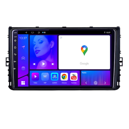 VOLKSWAGEN - Navigatie grupul VW KIT 933 EDOTEC-LITE Android Ecran 720P Octa Core 4 64 Carplay