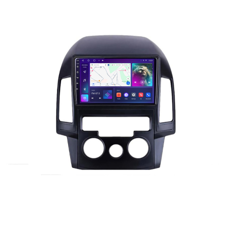 NAVIGATII DEDICATE - Navigatie Hyundai I30 2009-2012 clima automata B-I30AUTOMATIC Android Ecran QLED octa core 4+64 carplay android auto KIT-i30automatic+EDT-E309V3