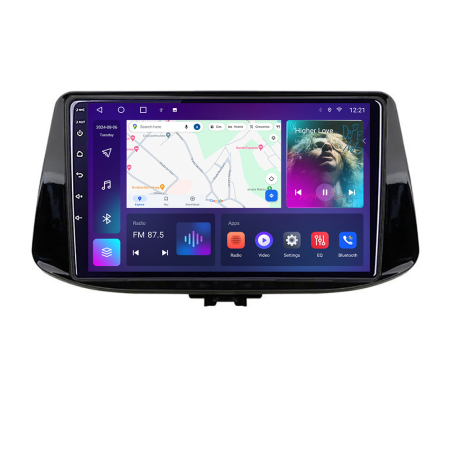 NAVIGATII DEDICATE - Navigatie Hyundai Kona B-1058 Android Ecran QLED octa core 4+64 carplay android auto KIT-1058+EDT-E310V3