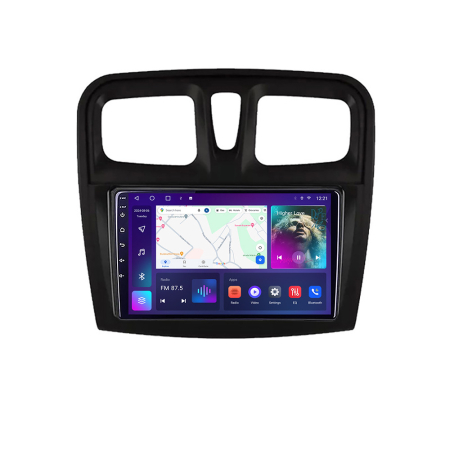 NAVIGATII DEDICATE - Navigatie Hyundai Santa Fe 2000-2006 Android Ecran QLED octa core 4+64 carplay android auto KIT-santafe-old+EDT-E309V3