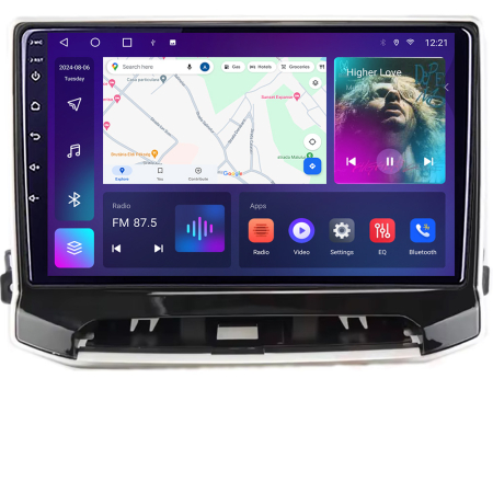 JEEP - Navigatie Jeep Compass 2021- dedicata Android QLED octa core 4+64 4G DSP FHD carplay android auto radio gps internet Android kit-compass2021+EDT-E310v3