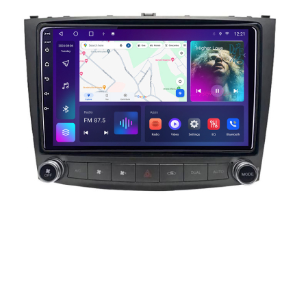 LEXUS - Navigatie Lexus IS 2005-2011 B- IS Android Ecran QLED octa core 4+64 carplay android auto kit-IS+EDT-E310V3