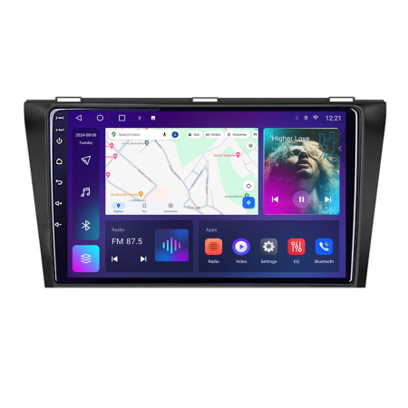 MAZDA - Navigatie Mazda 3 2004-2009 B-161 Android Ecran QLED octa core 4+64 carplay android auto KIT-161+EDT-E309V3