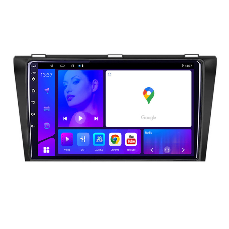 MAZDA - Navigatie Mazda 3 2004 2009 KIT 161 EDOTEC-LITE Android Ecran 720P Octa Core 4 64 Carplay