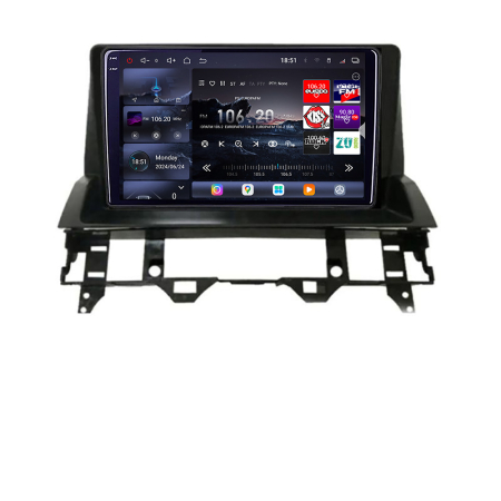 MAZDA - Navigatie Mazda 6 2004-2008 Edotec Kit-MZD6 8 core QLED 2K 16+512GB 360 Android Waze USB Navigatie Internet Youtube Radio