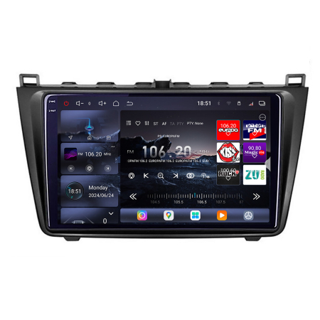 MAZDA - Navigatie Mazda 6 2007-2011 Edotec Kit-012 8 core QLED 2K 16+512GB 360 Android Waze USB Navigatie Internet Youtube Radio