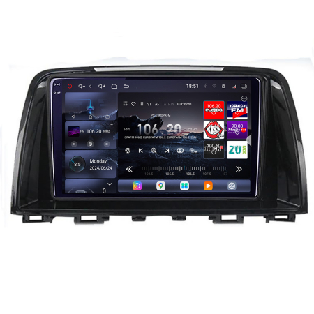MAZDA - Navigatie Mazda 6 2013-2017 Edotec Kit-223 8 core QLED 2K 16+512GB 360 Android Waze USB Navigatie Internet Youtube Radio