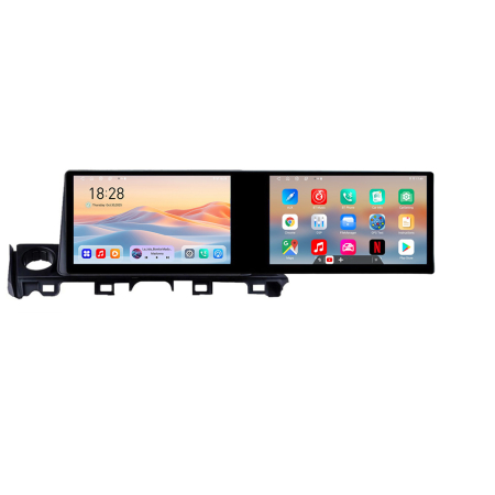 MAZDA - Navigatie Mazda 6 2018-  Edotec 2 ecrane  8 core 4+128 21.6 inch Incell android Wifi 5Ghz gps internet  Co