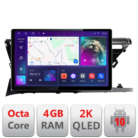 MAZDA - Navigatie Mazda CX-3 Mazda 2 2014-2020  4+32 2K 13 inch qled android 4G DSP gps internet  Kit-cx3
