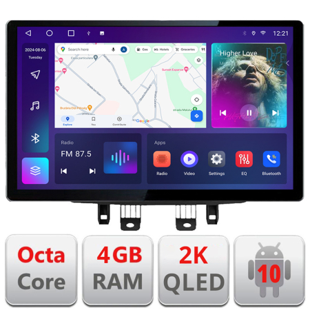 NAVIGATII DEDICATE - Navigatie Mazda CX-3 Mazda 2 2014-2020 Edotec 4+32 2K 13 inch qled android 4G DSP gps internet  Kit-cx3