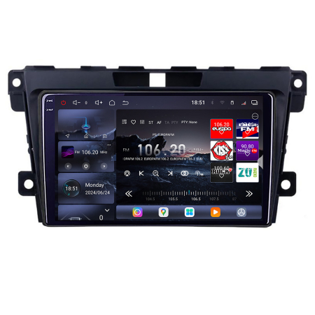 MAZDA - Navigatie Mazda CX-7 2006-2012 Edotec Kit-097 8 core QLED 2K 16+512GB 360 Android Waze USB Navigatie Internet Youtube Radio
