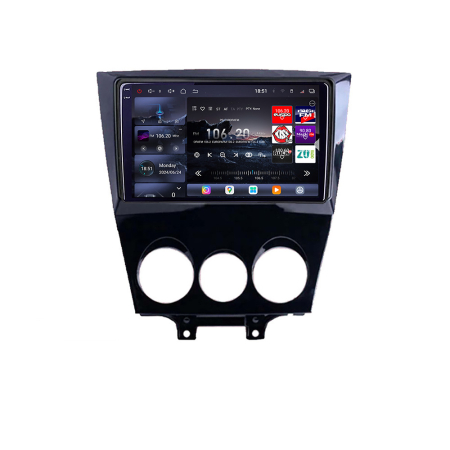 MAZDA - Navigatie Mazda RX8 2003-2008 Android radio gps internet 8 core QLED 2K 16+512GB 360 Edotec
