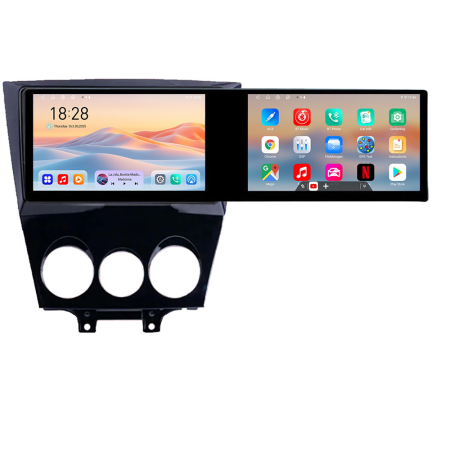 MAZDA - Navigatie Mazda RX8 2003-2008 Edotec 2 ecrane  8 core 4+128 21.6 inch Incell android Wifi 5Ghz gps internet