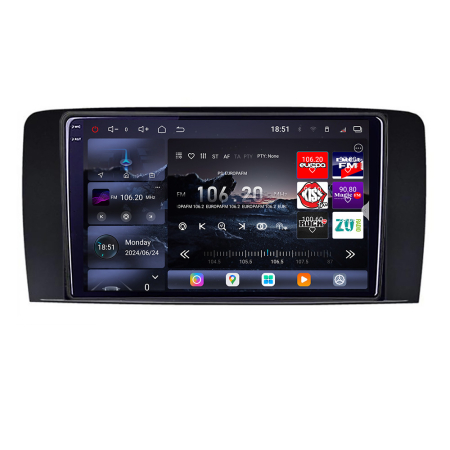 MERCEDES-BENZ - Navigatie Mercedes Clasa R 2005-2012 Edotec Kit-215 8 core QLED 2K 16+512GB 360 Android Waze USB Navigatie Internet Youtube Radio