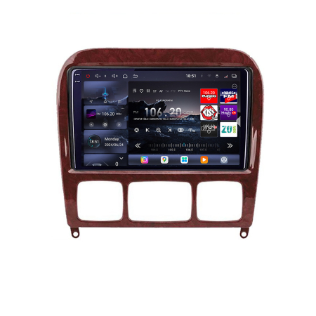 MERCEDES-BENZ - Navigatie Mercedes Clasa S 1998-2005 Edotec Kit-220 8 core QLED 2K 16+512GB 360 Android Waze USB Navigatie Internet Youtube Radio