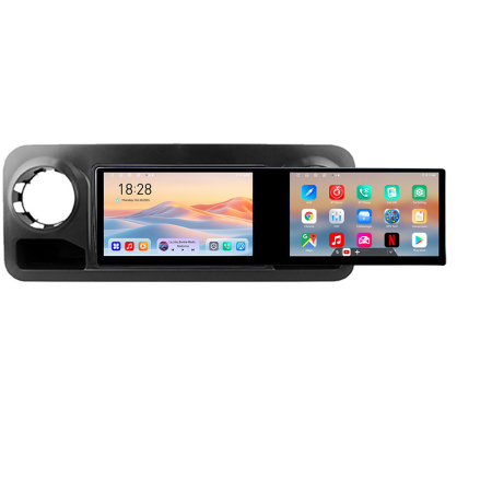 MERCEDES-BENZ - Navigatie Mercedes Sprinter 2018- Edotec 2 ecrane  8 core 4+128 21.6 inch Incell android Wifi 5Ghz gps internet Kit-sprinter