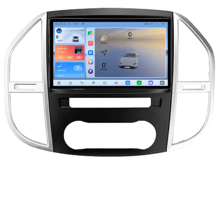 MERCEDES-BENZ - Navigatie Mercedes Vito w447 2016- Android 8 Core 2.2 Ghz 8+128 Qled 1K ADAS 4G LTE GPS 360 KIT-w447+EDT-E410V3