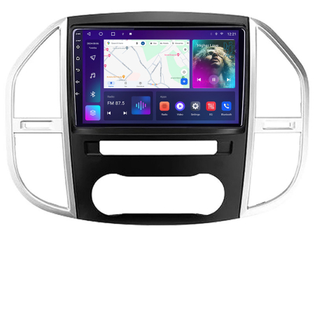 MERCEDES-BENZ - Navigatie Mercedes Vito w447 2016- Android Ecran QLED octa core 4+64 carplay android auto KIT-w447+EDT-E310V3
