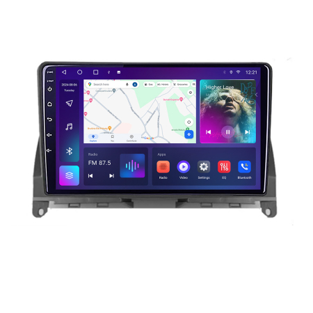 MERCEDES-BENZ - Navigatie Mercedes W204 2008-2012 B-W204 Android Ecran QLED octa core 4+64 carplay android auto KIT-W204+EDT-E309V3
