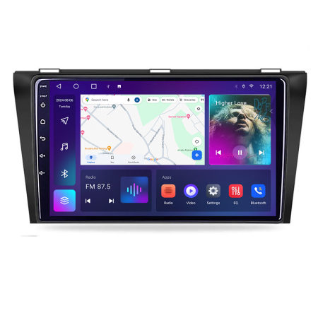 MITSUBISHI - Navigatie Mitsubishi Lancer B-037 Android Ecran QLED octa core 4+64 carplay android auto KIT-037+EDT-E310V3