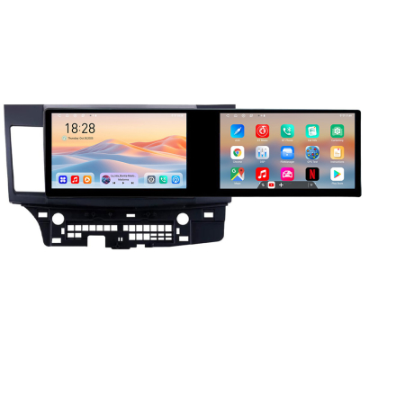 MITSUBISHI - Navigatie MITSUBISHI LANCER Kit-037 Edotec 2 ecrane  8 core 4+128 21.6 inch Incell android Wifi 5Ghz gps internet