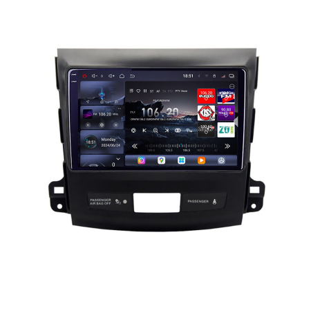 MITSUBISHI - Navigatie Mitsubishi Outlander 2006-2011 Edotec Kit-056 8 core QLED 2K 16+512GB 360 Android Waze USB Navigatie Internet Youtube Radio v2