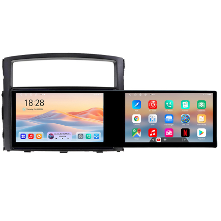 MITSUBISHI - Navigatie Mitsubishi Pajero Kit-452 Edotec 2 ecrane  8 core 4+128 21.6 inch Incell android Wifi 5Ghz gps internet