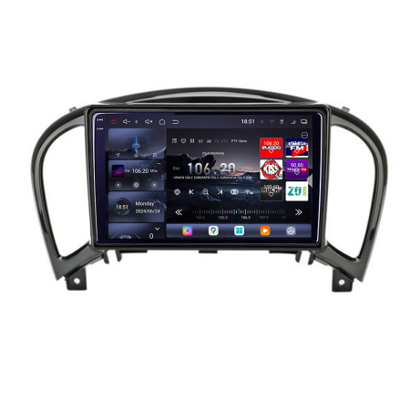 NISSAN - Navigatie Nissan Juke 2010-2015 Edotec Kit-JUKE 8 core QLED 2K 16+512GB 360 Android Waze USB Navigatie Internet Youtube Radio