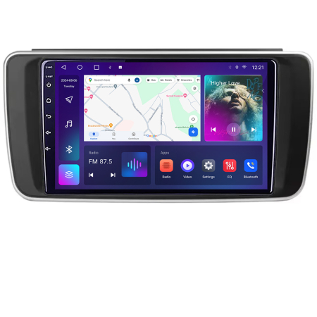 NISSAN - Navigatie Nissan Leaf 2018-2024 dedicata Android QLED octa core 4+64 4G DSP FHD carplay android auto radio gps internet Android kit-leaf+EDT-E309v3