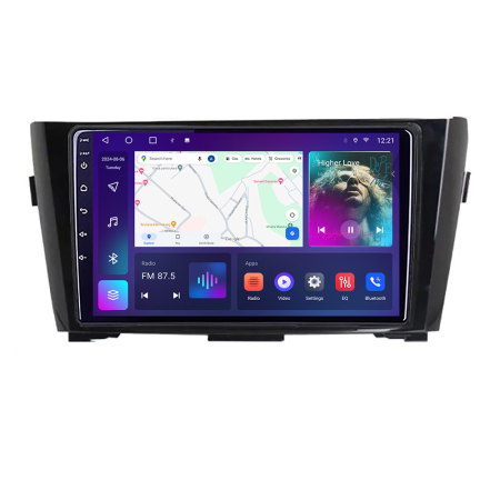 NISSAN - Navigatie Nissan Qashqai B-353 Android Ecran QLED octa core 4+64 carplay android auto KIT-353+EDT-E309V3