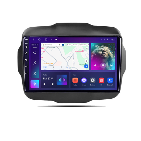 PEUGEOT - Navigatie Peugeot 5008 2016-2020 B-5008 Android Ecran QLED octa core 4+64 carplay android auto kit-5008+EDT-E309V3
