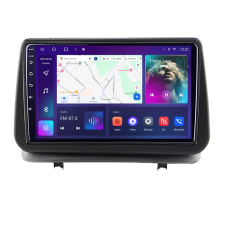 RENAULT - Navigatie Renault Clio 5 B-Clio5  Android Ecran QLED octa core 4+64 carplay android auto KIT-clio5+EDT-E309V3