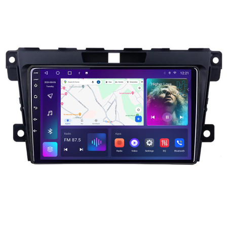 RENAULT - Navigatie Renault Megane 2 B-098 Android Ecran QLED octa core 4+64 carplay android auto KIT-098+EDT-E309V3