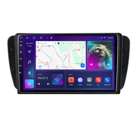 SEAT - Navigatie Seat Ibiza 2008-2014 B-246 Android Ecran QLED octa core 4+64 carplay android auto KIT-246+EDT-E309V3