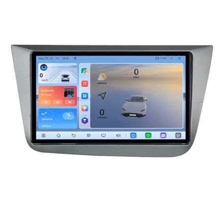 SEAT - Navigatie Seat Leon 2005-2012 C-leon05 Android 8 Core 2.2 Ghz 8+128 Qled 1K ADAS 4G LTE GPS 360 kit-leon5+EDT-E409V3