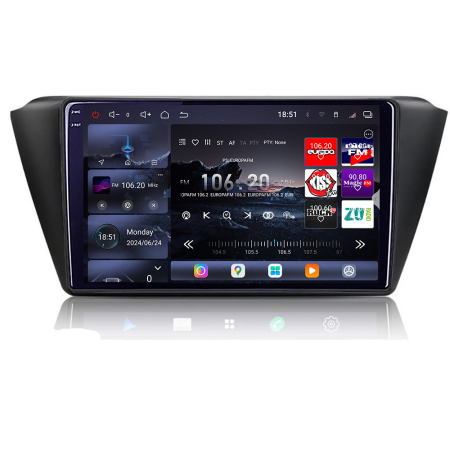 SKODA - Navigatie Skoda Fabia 2015- Edotec Kit-541 8 core QLED 2K 16+512GB 360 Android Waze USB Navigatie Internet Youtube Radio