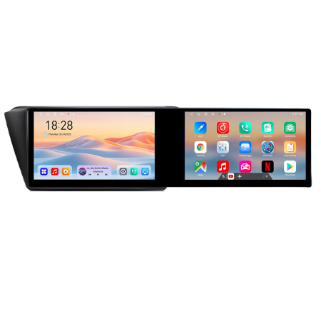 SKODA - Navigatie Skoda Fabia 2015- Kit-541 Edotec 2 ecrane  8 core 4+128 21.6 inch Incell android Wifi 5Ghz gps internet