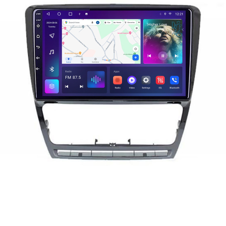 SKODA - Navigatie Skoda Octavia 2 2005-2013 B-005 Android Ecran QLED octa core 4+64 carplay android auto KIT-005+EDT-E310V3