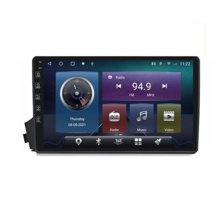 SKODA - Navigatie Skoda Octavia 2 2005-2013 F-005 Octa Core cu Android Radio Bluetooth Internet GPS WIFI DSP 8+128GB 4G