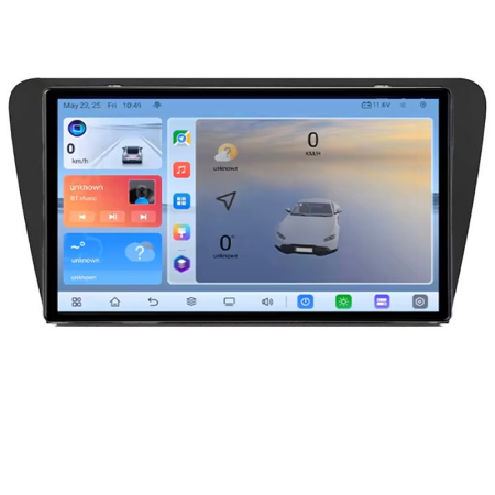 SKODA - Navigatie Skoda Octavia 4 2020-2024 Android ecran Qled 2K Octa core 4+32 KIT-octavia4+EDT-E410V3