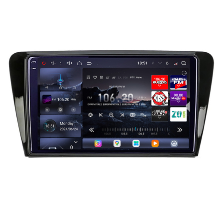 SKODA - Navigatie Skoda Rapid Seat Toledo 2013+ Android radio gps internet 8 core QLED 2K 16+512GB 360 Edotec