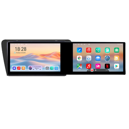 SKODA - Navigatie SKODA SKODA OCTAVIA 2014-2020 Manual Kit-279 Edotec 2 ecrane  8 core 4+128 21.6 inch Incell android Wifi 5Ghz gps internet