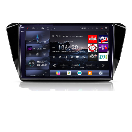 SKODA - Navigatie Skoda Superb 3 2015-2017 Edotec Kit-932 8 core QLED 2K 16+512GB 360 Android Waze USB Navigatie Internet Youtube Radio