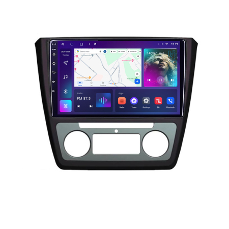 SKODA - Navigatie Skoda Yeti 2009-2014 B-YETI Android Ecran QLED octa core 4+64 carplay android auto KIT-YETI+EDT-E309V3