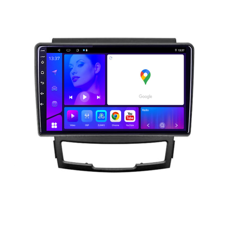 SSANG YONG - Navigatie Ssangyong Korando 2011 2013 KIT 159 EDOTEC-LITE Android Ecran 720P Octa Core 4 64 Carplay